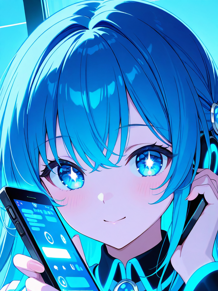 AI girlfriend app interface concept