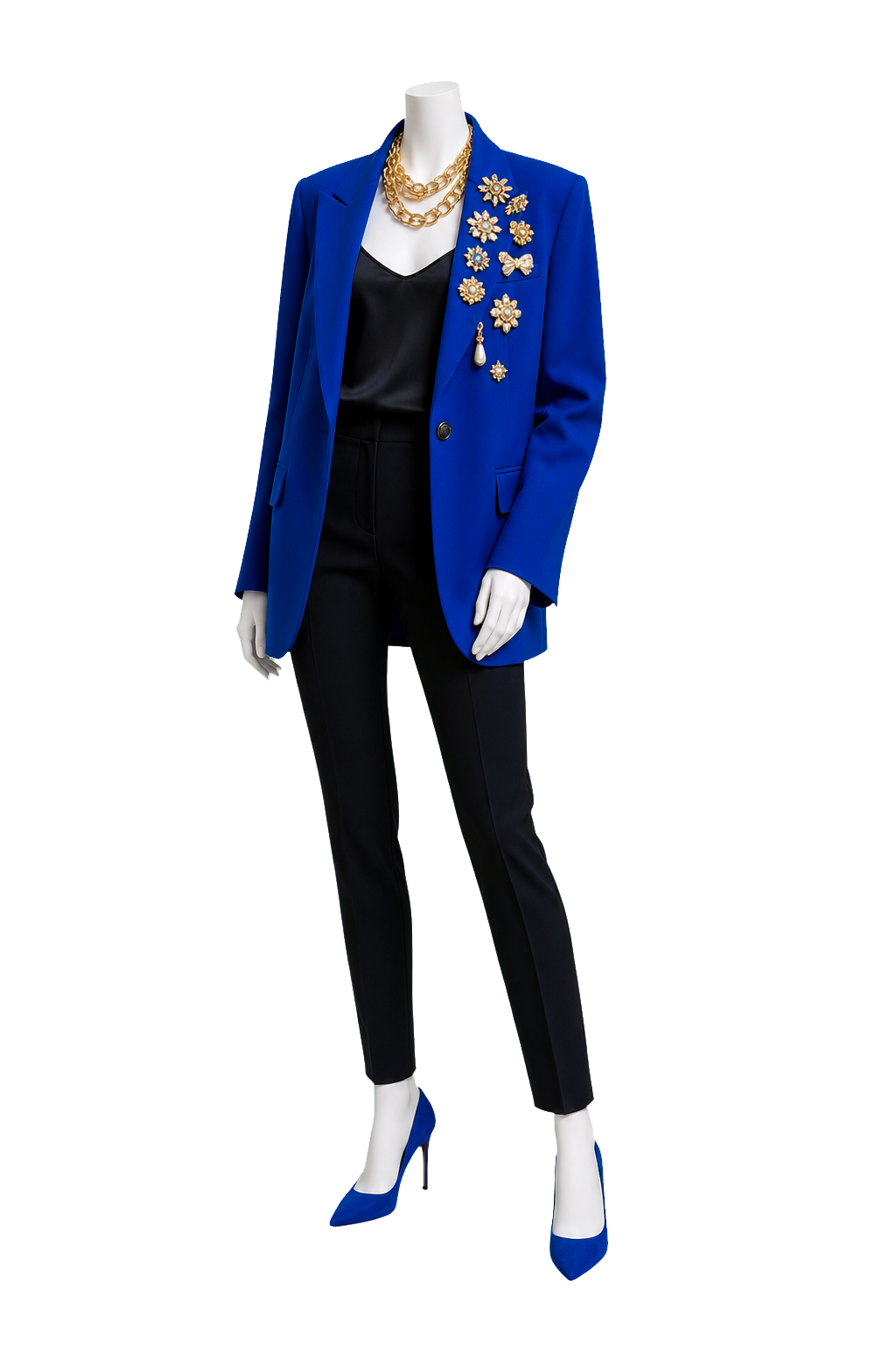Brooched Maximalist Blazer